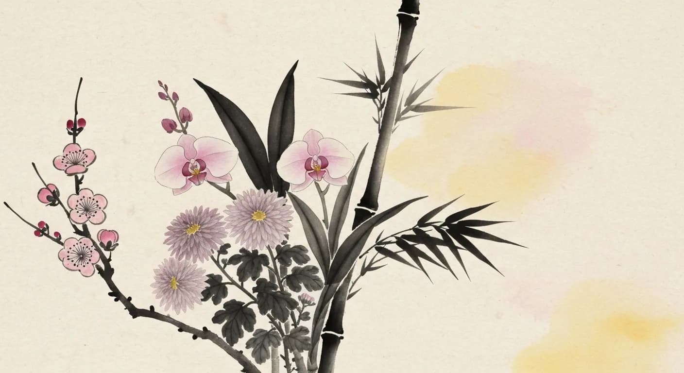 사군자 뜻과 매란국죽 상징 의미 쉽고 재미있게 풀어보는 전통미술 이야기